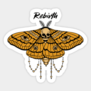 Rebirth Moth Sticker